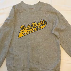 1986 Zeta Tau Alpha vintage party sweatshirt